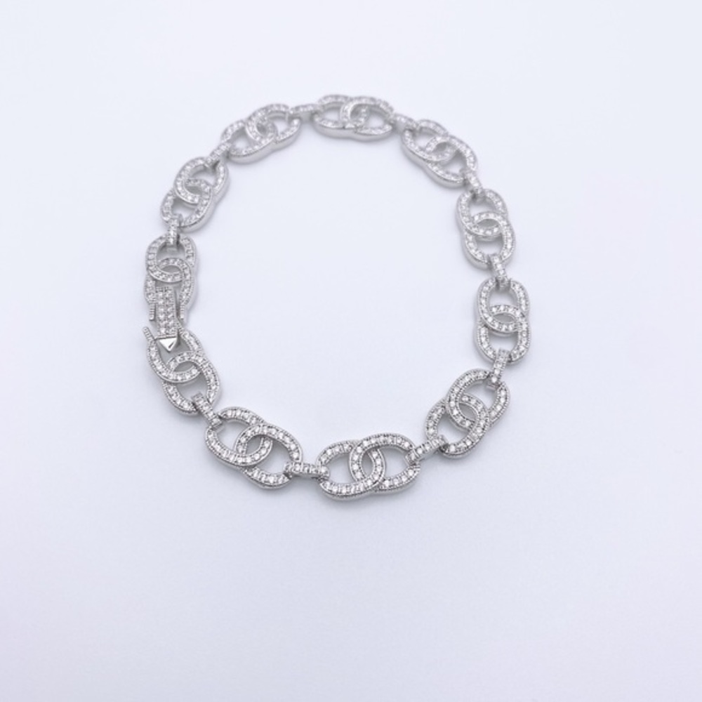 Elena Link Chain Zircon Bracelet